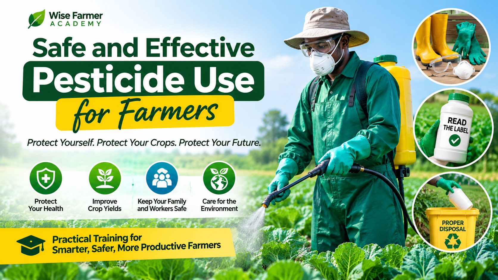 Safe and Effective Pesticide Use for Farmers